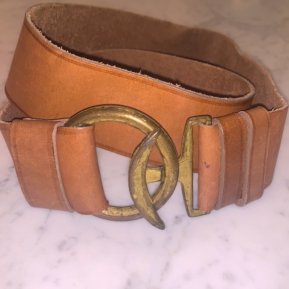 Omega Accessories - Omega Vintage Womens Brown Leather Belt Size 34.5”
